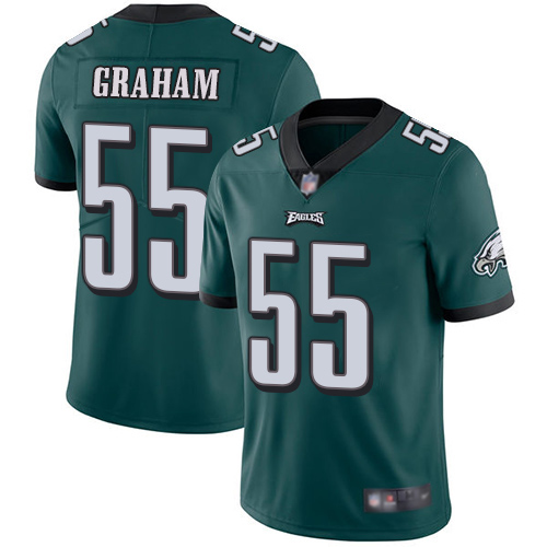 Men Philadelphia Eagles #55 Brandon Graham Midnight Green Team Color Vapor Untouchable NFL Jersey